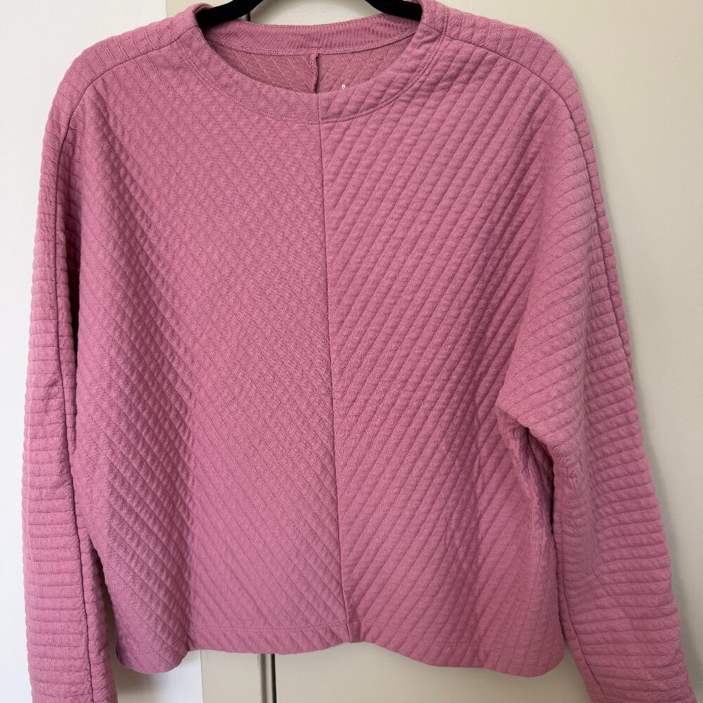 A New Day. Pink Pullover Sweatshirt